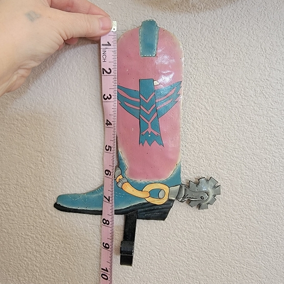 Western Boot Thunderbird Home Decor Hooks - Picture 2 of 8